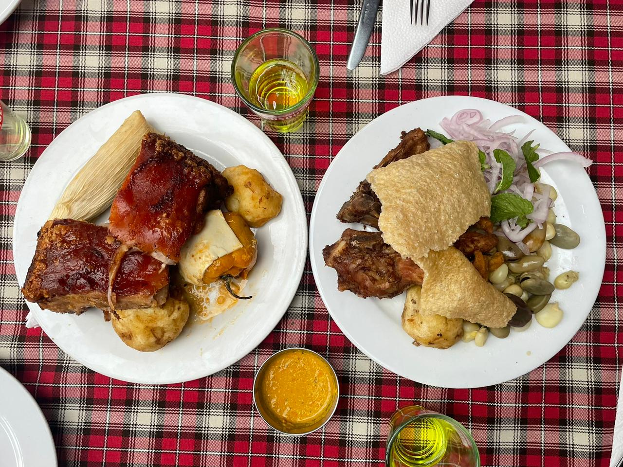 Cusco — chicharrón and tamales